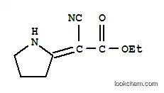 Molecular Structure of 66751-25-5 (ethyl (2Z)-cyano(pyrrolidin-2-ylidene)ethanoate)
