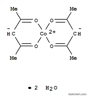 Molecular Structure of 67378-21-6 (COBALT(II) ACETYLACETONATE DIHYDRATE)