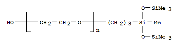 Poly(oxy-1,2-ethanediyl),a-[3-[1,3,3,3-tetramethyl-1-[(trimethylsilyl)oxy]-1-disiloxanyl]propyl]-w-hydroxy-(67674-67-3)
