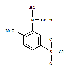 Benzenesulfonyl chloride, 3-(acetylbutylamino)-4-methoxy-
