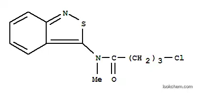 Molecular Structure of 68268-00-8 (N-2,1-benzisothiazol-3-yl-4-chloro-N-methylbutanamide)