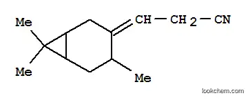 Molecular Structure of 68804-02-4 (3-(4,7,7-trimethylbicyclo[4.1.0]hept-3-ylidene)propiononitrile)