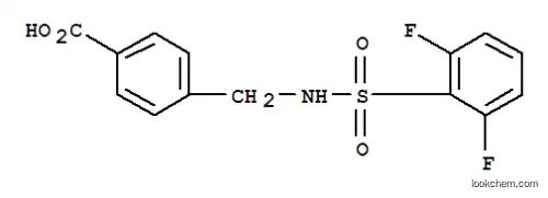 Molecular Structure of 690646-12-9 (4-(([(2,6-DIFLUOROPHENYL)SULFONYL]AMINO)METHYL)BENZOIC ACID)