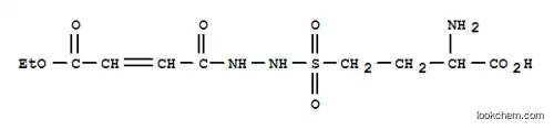 Molecular Structure of 69164-83-6 (2-amino-4-{[2-(4-ethoxy-4-oxobut-2-enoyl)hydrazinyl]sulfonyl}butanoic acid)