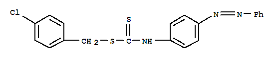 Carbamodithioicacid, [4-(phenylazo)phenyl]-, (4-chlorophenyl)methyl ester (9CI) cas  69243-56-7