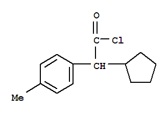 Benzeneacetyl chloride, a-cyclopentyl-4-methyl-