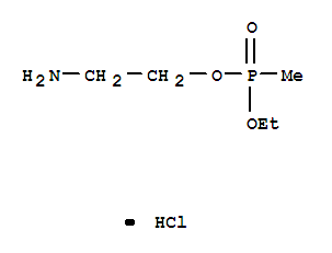 Phosphonic acid, methyl-, 2-aminoethyl ethyl ester,hydrochloride (7CI,8CI)