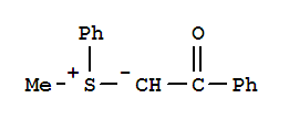 Sulfonium,methyl(2-oxo-2-phenylethyl)phenyl-, inner salt