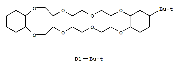 Dibenz[b,n][1,4,7,10,13,16,19,22]octaoxacyclotetracosin, 2,16(or 2,17)-bis(1,1-dimethylethyl)tetracosahydro-