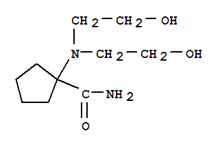 Cyclopentanecarboxamide, 1-[bis(2-hydroxyethyl)amino]- cas  7143-23-9