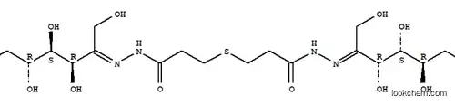 3-[3-oxo-3-[(2Z)-2-(1,3,4,5,6-pentahydroxyhexan-2-ylidene)hydrazinyl]propyl]sulfanyl-N-[(E)-1,3,4,5,6-pentahydroxyhexan-2-ylideneamino]propanamide
