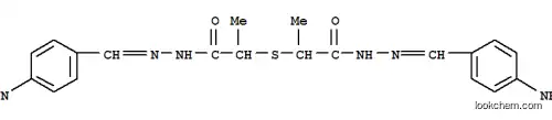 Molecular Structure of 7148-90-5 (Propanoicacid, 2,2'-thiobis-, bis[[[4-(diethylamino)phenyl]methylene]hydrazide] (9CI))
