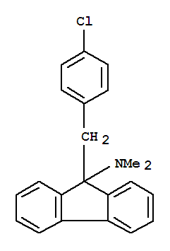 9H-Fluoren-9-amine,9-[(4-chlorophenyl)methyl]-N,N-dimethyl- cas  71740-44-8