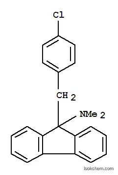 Molecular Structure of 71740-44-8 (9-(4-chlorobenzyl)-N,N-dimethyl-9H-fluoren-9-amine)