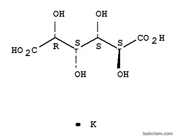Molecular Structure of 7231-45-0 (D-Glucaric acid, labeled with carbon-14, monopotassiumsalt (9CI))