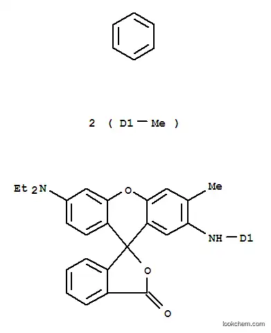 Molecular Structure of 72389-80-1 (6'-(diethylamino)-2'-[(dimethylphenyl)amino]-3'-methylspiro[isobenzofuran-1(3H),9'-[9H]xanthene]-3-one)