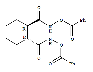 Hydroxylamine,N,N'-(1,2-cyclohexylenedicarbonyl)bis[O-benzoyl-, trans- (8CI) cas  7248-57-9