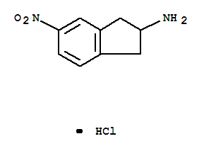 1H-Inden-2-amine,2,3-dihydro-5-nitro-, hydrochloride (1:1)(73536-87-5)