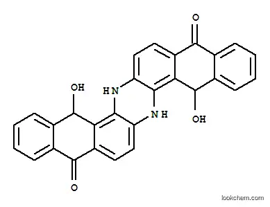 Molecular Structure of 73545-20-7 (9,18-Anthrazinedione,5,6,14,15-tetrahydro-5,14-dihydroxy-)