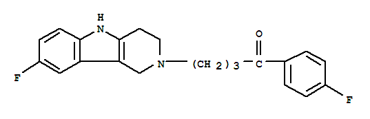 1-Butanone,1-(4-fluorophenyl)-4-(8-fluoro-1,3,4,5-tetrahydro-2H-pyrido[4,3-b]indol-2-yl)-