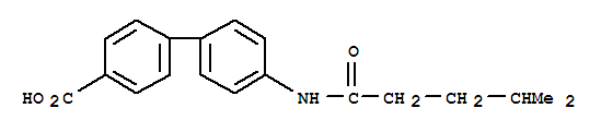 [1,1'-Biphenyl]-4-carboxylicacid, 4'-[(4-methyl-1-oxopentyl)amino]-