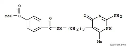 methyl 4-{[3-(2-amino-6-methyl-4-oxo-1,4-dihydropyrimidin-5-yl)propyl]carbamoyl}benzoate