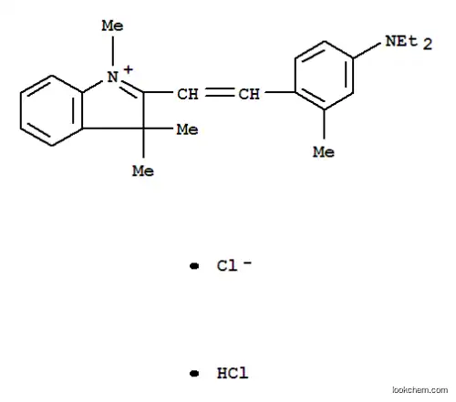 Molecular Structure of 7400-49-9 (2-{2-[4-(diethylamino)-2-methylphenyl]ethenyl}-1,3,3-trimethyl-3H-indolium)