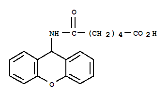 Hexanoicacid, 6-oxo-6-(9H-xanthen-9-ylamino)-