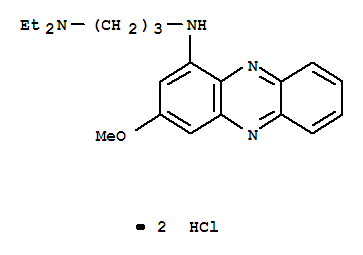 1,3-Propanediamine,N1,N1-diethyl-N3-(3-methoxy-1-phenazinyl)-, hydrochloride (1:2)