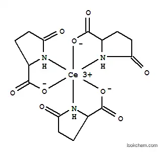 Molecular Structure of 74060-41-6 (Cerium,tris(5-oxo-L-prolinato-N1,O2)- (9CI))