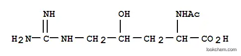 Molecular Structure of 74346-03-5 (Arginine, N2-acetyl-4-hydroxy- (9CI))