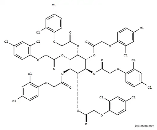 Molecular Structure of 7460-63-1 (cyclohexane-1,2,3,4,5,6-hexayl hexakis[(2,4-dichlorophenoxy)acetate])