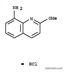 Molecular Structure of 7461-13-4 (8-aMino-2-Methoxyquinoline hydrochloride)