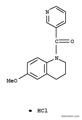 Molecular Structure of 7498-45-5 ((6-methoxy-3,4-dihydroquinolin-1(2H)-yl)(pyridin-3-yl)methanone)