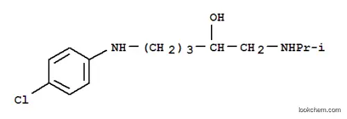 Molecular Structure of 7505-21-7 (5-[(4-chlorophenyl)amino]-1-(propan-2-ylamino)pentan-2-ol)
