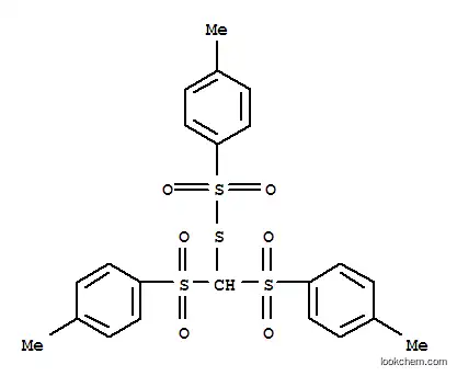 Molecular Structure of 75195-73-2 (S-{bis[(4-methylphenyl)sulfonyl]methyl} 4-methylbenzenesulfonothioate)