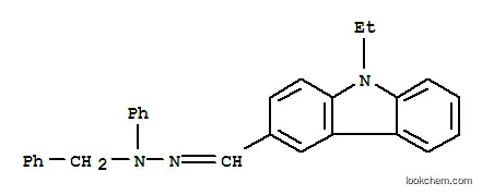 Molecular Structure of 75238-79-8 (9-ETHYLCARBAZOLE-3-CARBOXALDEHYDE N-BENZYL-N-PHENYLHYDRAZONE)