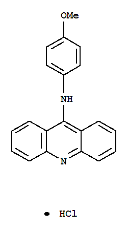 9-Acridinamine,N-(4-methoxyphenyl)-, hydrochloride (1:1) cas  75651-12-6
