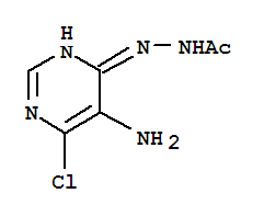 Aceticacid, 2-(5-amino-6-chloro-4-pyrimidinyl)hydrazide cas  7597-91-3