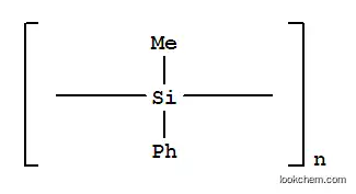 Molecular Structure of 76188-55-1 (POLYMETHYLPHENYL SILANE)