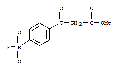 Benzenepropanoic acid, 4-(fluorosulfonyl)-b-oxo-, methyl ester