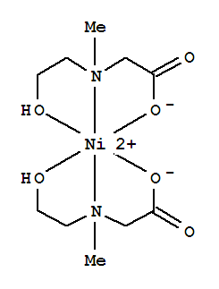 bis[N-(2-hydroxyethyl)-N-methylglycinato-N,O,ON]nickel