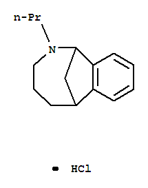 1,6-Methano-2-benzazocine,1,2,3,4,5,6-hexahydro-2-propyl-, hydrochloride (1:1)
