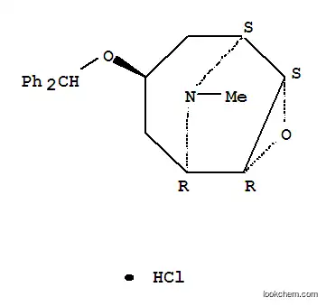 Molecular Structure of 7681-35-8 (7-(diphenylmethoxy)-9-methyl-3-oxa-9-azatricyclo[3.3.1.0~2,4~]nonane)