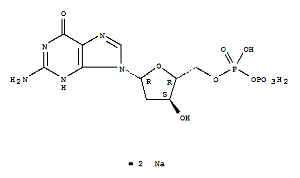 Guanosine5'-(trihydrogen diphosphate), 2'-deoxy-, disodium salt (9CI)