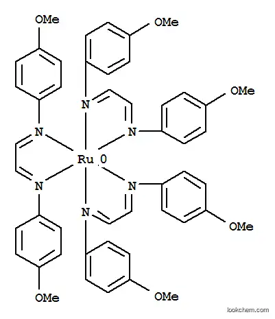 Molecular Structure of 78181-14-3 (Ruthenium,tris[N,N'-1,2-ethanediylidenebis[4-methoxybenzenamine]-N,N']-,(OC-6-11)- (9CI))