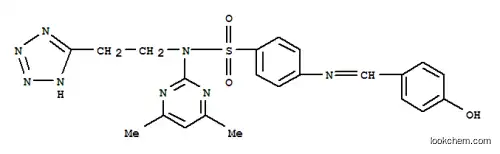 Molecular Structure of 78311-79-2 (N-(4,6-dimethylpyrimidin-2-yl)-4-{[(4-oxocyclohexa-2,5-dien-1-ylidene)methyl]amino}-N-[2-(2H-tetrazol-5-yl)ethyl]benzenesulfonamide)