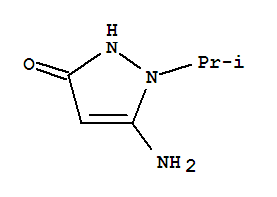 3H-Pyrazol-3-one,5-amino-1,2-dihydro-1-(1-methylethyl)-