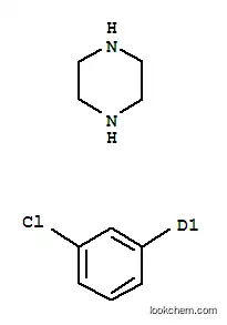 Molecular Structure of 79434-64-3 (Piperazine,(3-chlorophenyl)- (9CI))