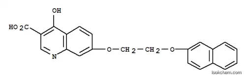 Molecular Structure of 79807-95-7 (7-[2-(naphthalen-2-yloxy)ethoxy]-4-oxo-1,4-dihydroquinoline-3-carboxylic acid)
